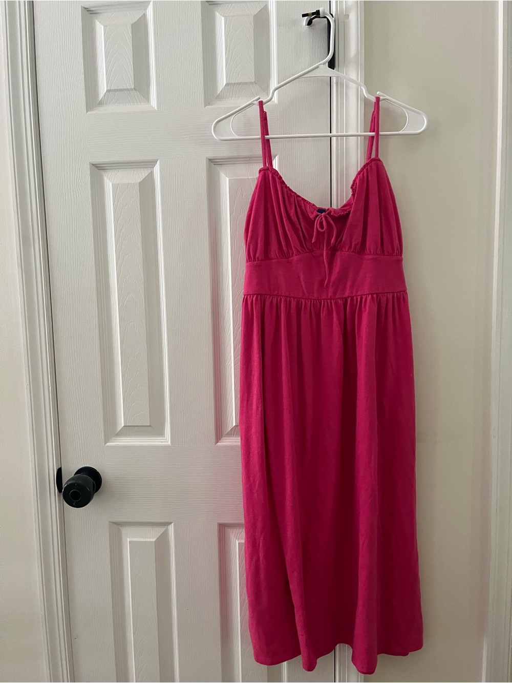 Hot Pink Spaghetti Strap Midi Dress - Old Navy size L
